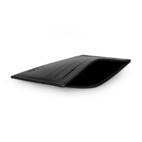 Leather Slim Cardholder Black 
